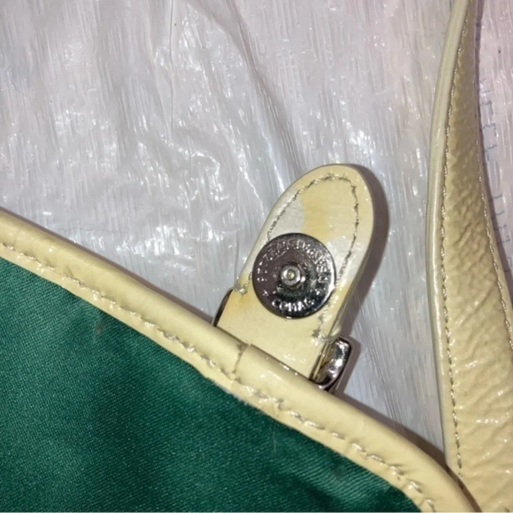 Coach 16315 Poppy Sequined Cream Opal Silver Crossbody flap bag